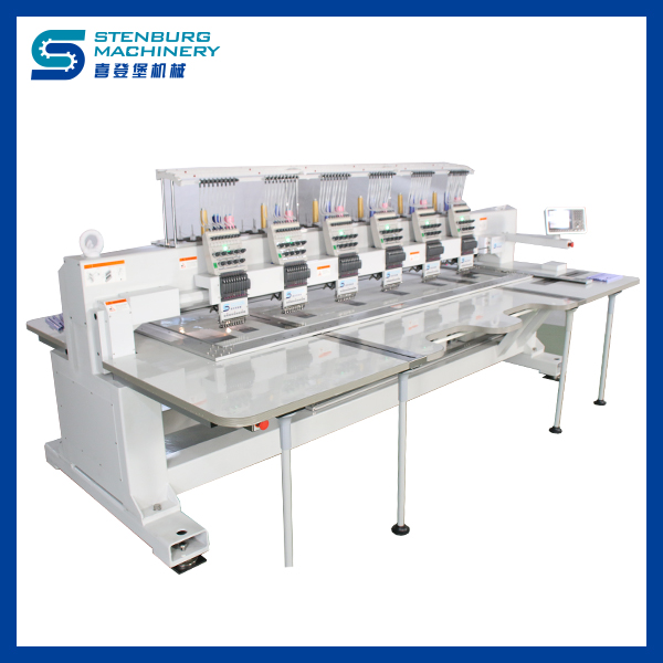 A máquina de bordar informatizada da marca registrada do colchão é enviada para clientes estrangeiros (máquinas de colchão de Stenburg)