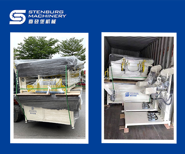 Embalagem de equipamento de aro de colchão para clientes no exterior (Stenburg Mattress Machinery)