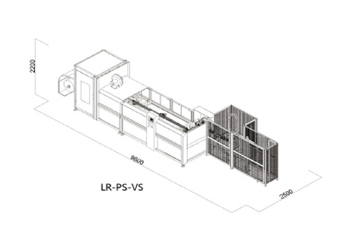 Máquina de enrolamento automática de mola ensacada LR-PS-VS de alta velocidade